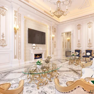 Glamour and Elegance - Classical Interior Living Spaces